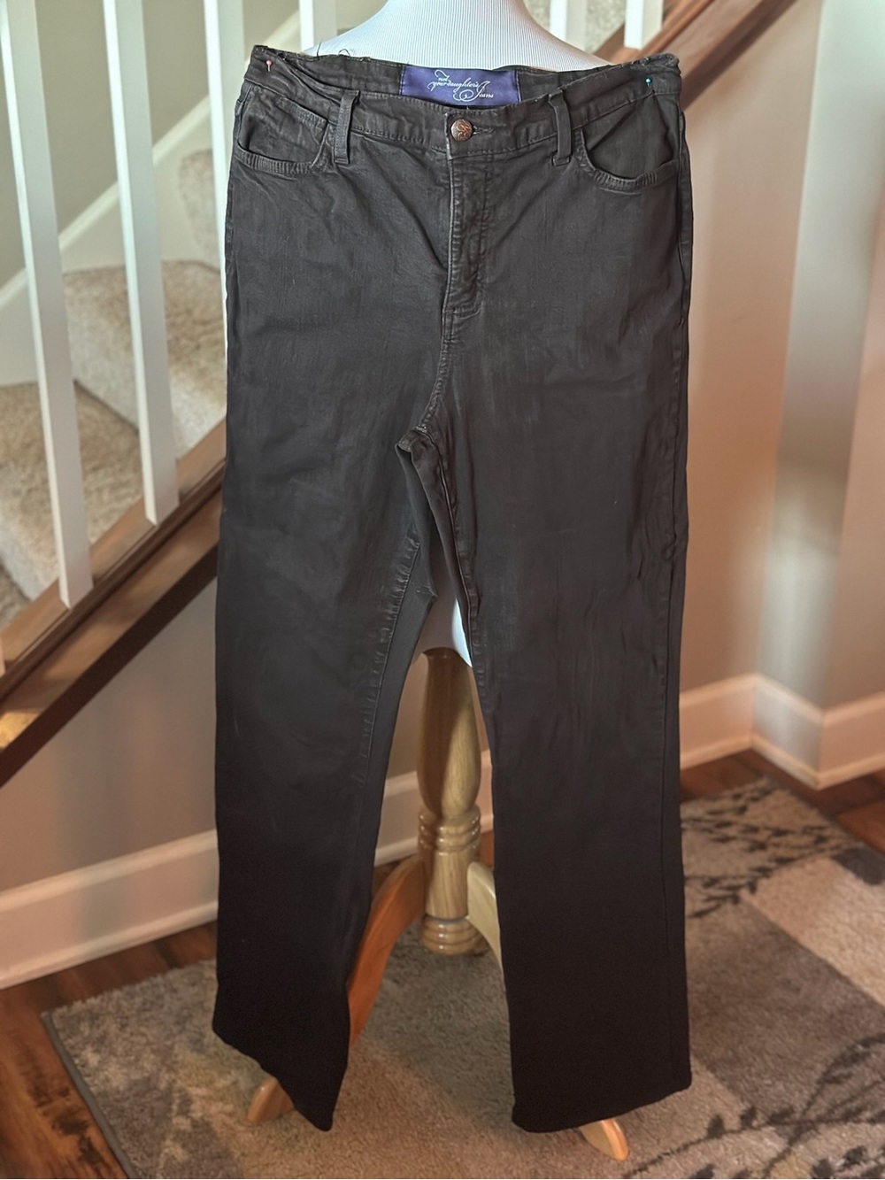 NYDJ Brown Straight-Leg Jeans - N4005